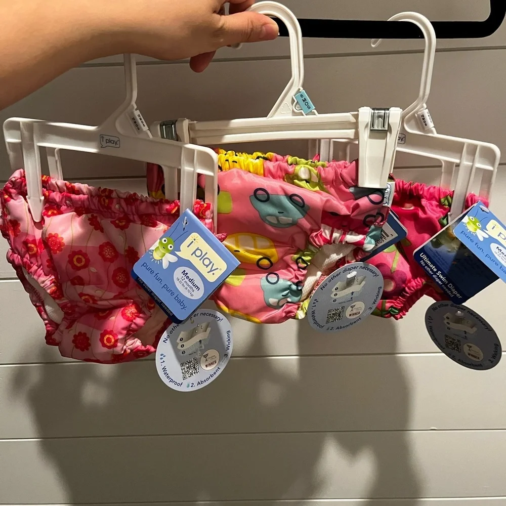 i play. Baby Swim Diapers - Girl (3 Set -12Months)